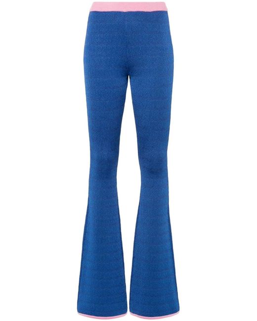 Bally Blue Flared Trousers