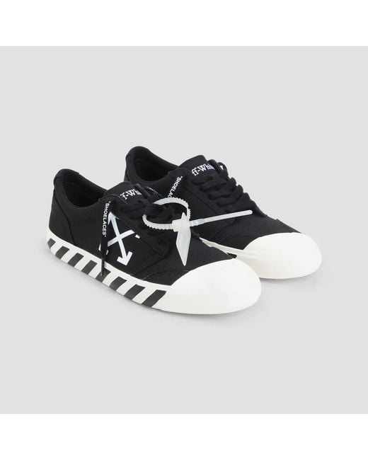 Off-White c/o Virgil Abloh Black M-Vulc Undercut Sneakers for men