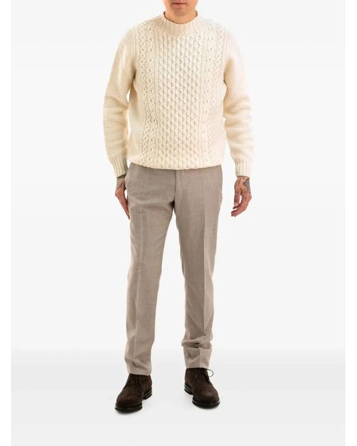 Incotex Gray "Chino Slim Fit" Trousers for men
