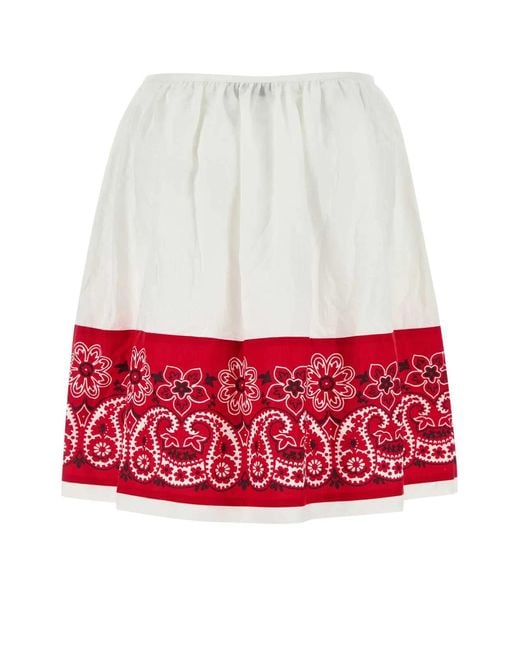 Miu Miu Red Gonne
