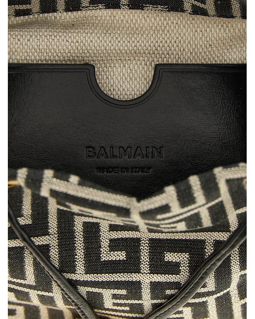 Balmain Black 'Pulse' Mini Bucket Bag