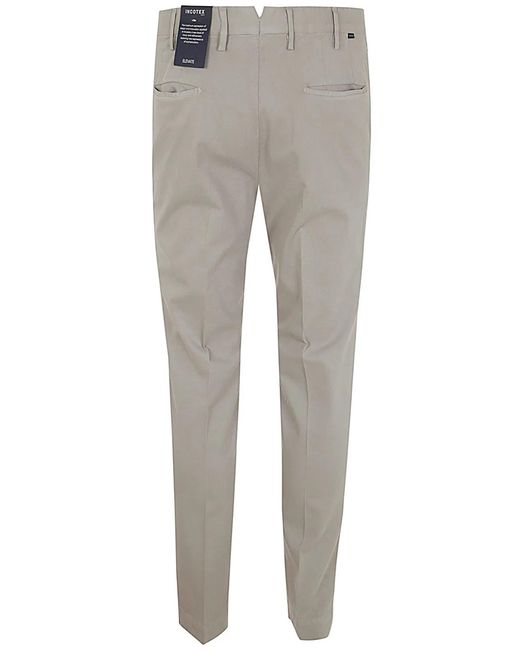 Incotex Gray Trousers for men