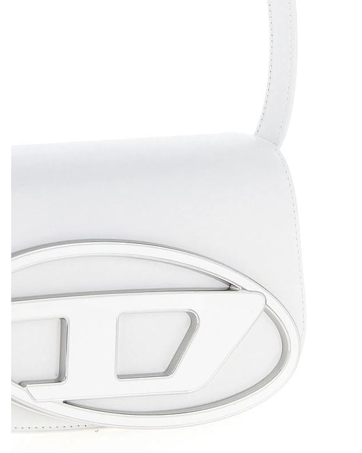 DIESEL White '1Dr' Shoulder Bag
