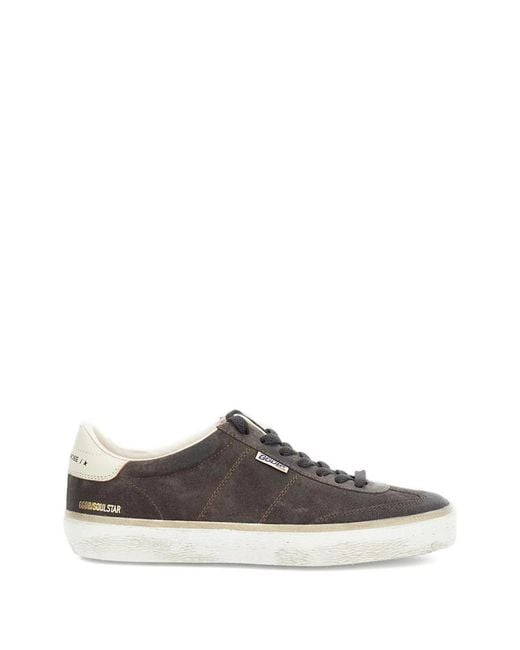 Golden Goose Deluxe Brand Brown Soul-Star Leather Sneakers for men