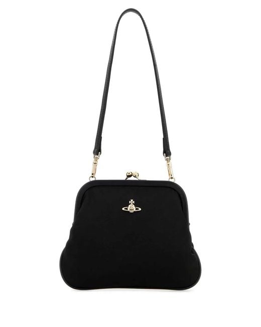 Vivienne Westwood Black Vivienne Clutch