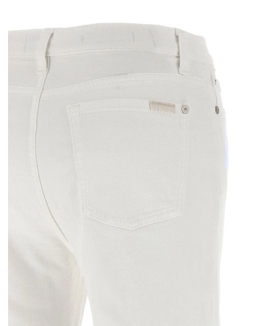7 For All Mankind White 'Modern Dojo' Jeans