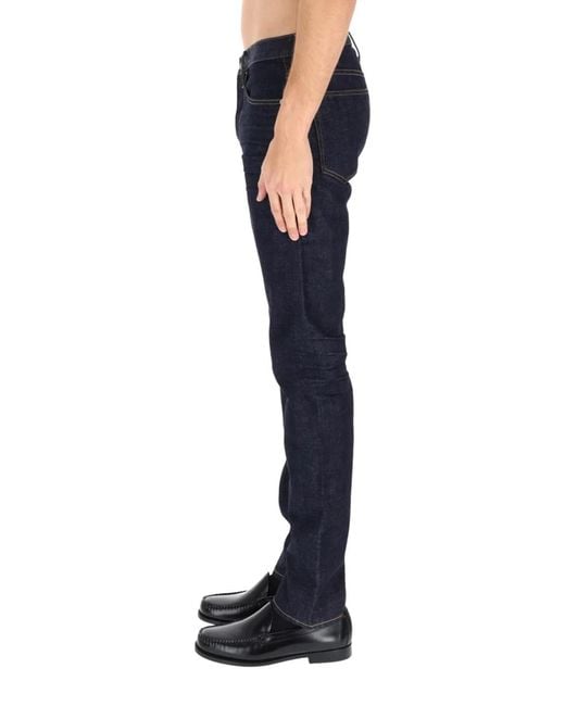 Tom Ford Blue Moleskin Jeans for men