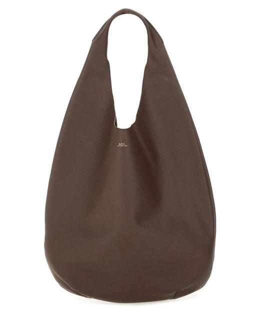 A.P.C. Brown "Le Neige" Bag