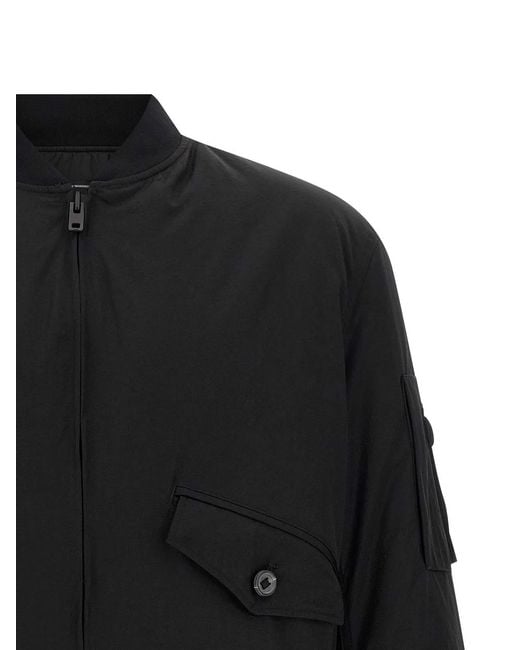 Y-3 Black Bomber Jacket for men