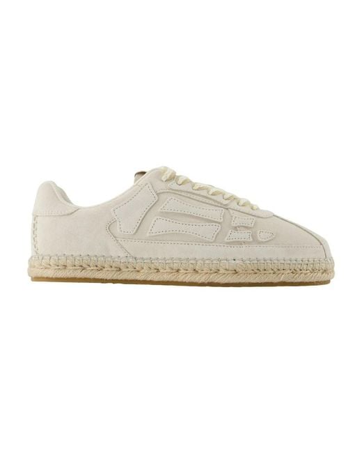 Amiri White Espadrille Pacific Bones Sneakers for men