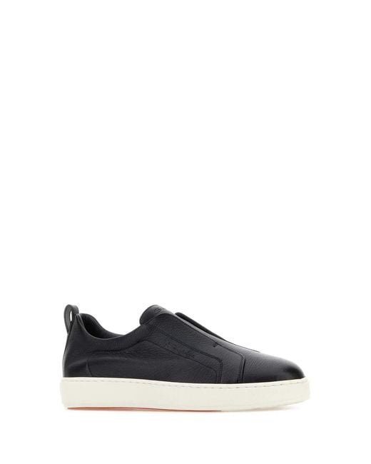 Santoni Black Sneaker for men