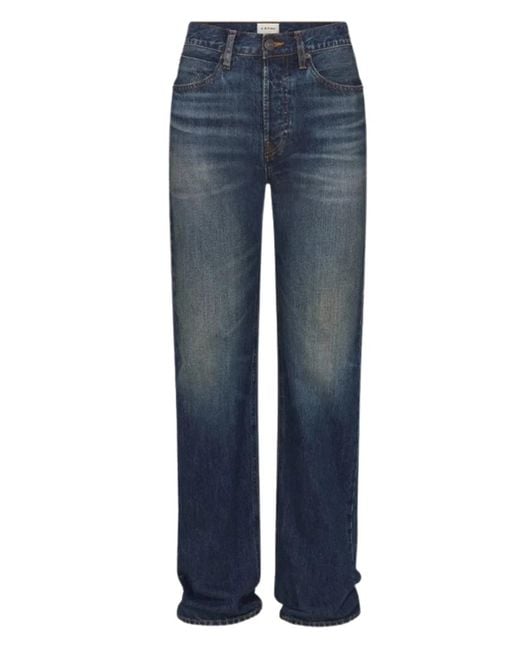 FRAME Blue Cotton Jeans