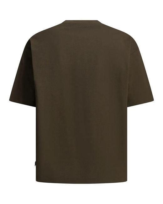 DAIWA PIER 39 Green "Tech Side Pocket" Crew-Neck T-Shirt for men