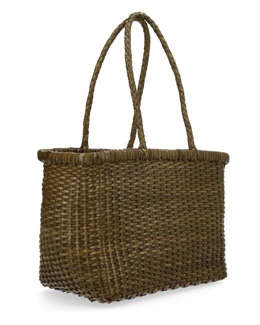 Dragon Diffusion Brown Leather Shoulder Bag