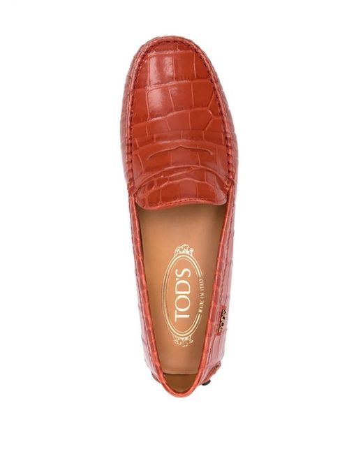 Tod's Red Gommino 22L Mocassino