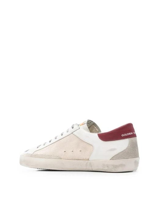 Golden Goose Deluxe Brand Pink Super-Star Distressed-Effect Sneakers for men