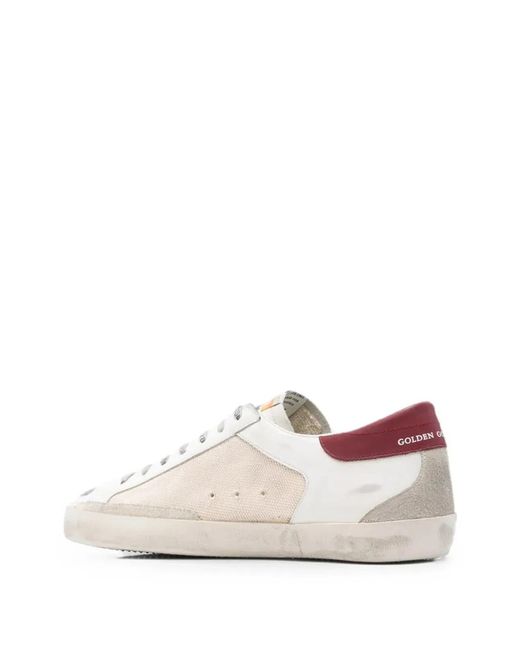 Golden Goose Deluxe Brand Pink Super Star Sneakers for men