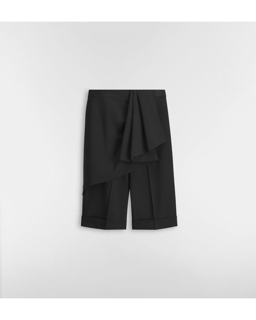 Dior Black Cotton Straight Leg Pants