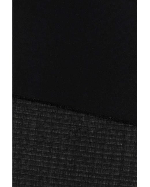 Prada Black Jacquard Scarf for men