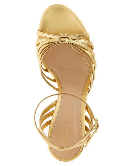 Gianvito Rossi Metallic 'Rita' Sandals