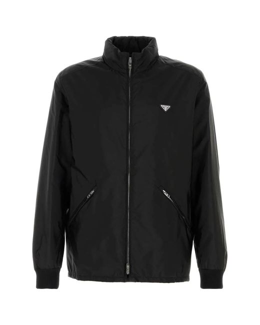 Prada Black Re-Nylon Jacket for men