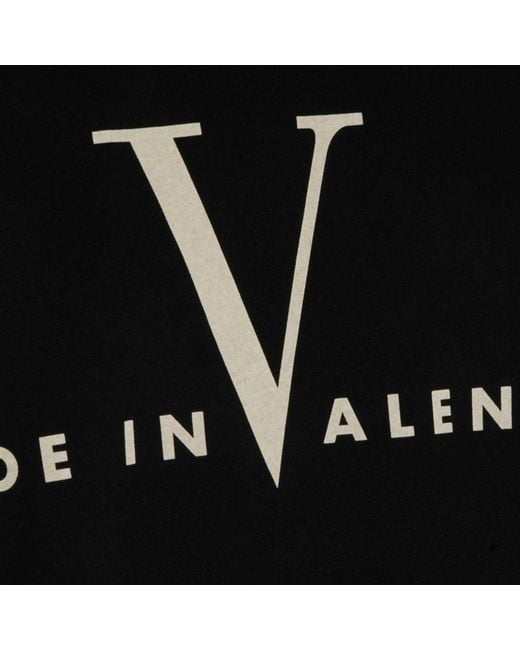 Valentino Garavani Black T-Shirt With Made for men