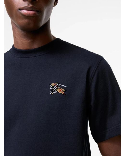 Burberry Blue Knight T-Shirt for men