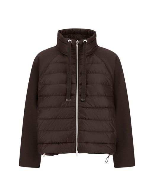 Herno Brown Polyester Modal Wool Jacket