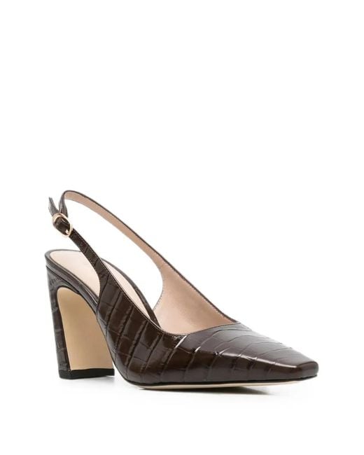 Stuart Weitzman Metallic "Stassi" Slingback T. 085