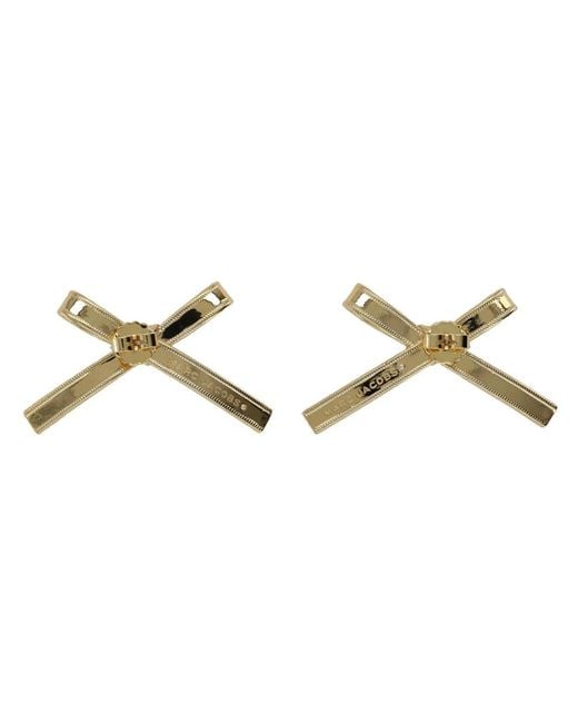 Marc Jacobs Metallic Orecchini "The Lingerie Bow"