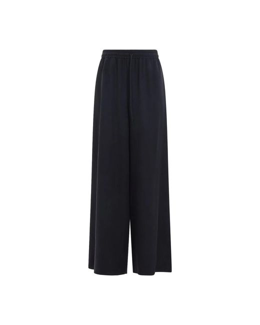 Max Mara Black Silk Genero Pants