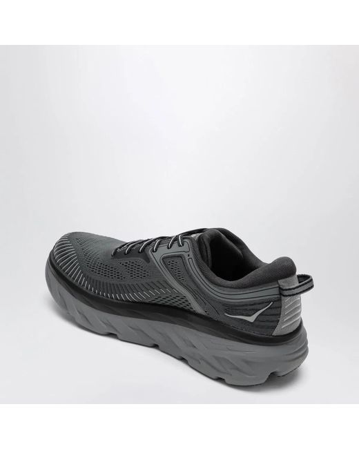 Hoka One One Black Bondi 7 Sneakers Outer Orbit Satellite for men