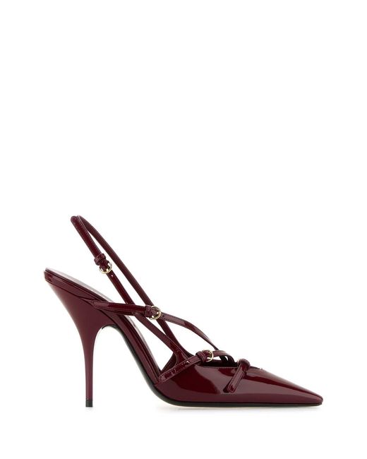 Miu Miu Brown Tyrian Leather Pumps