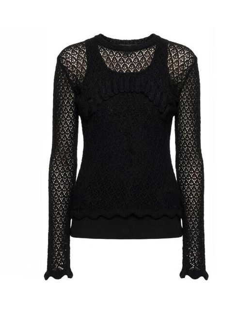Blumarine Black Keyhole Rear Asymmetric Dresses