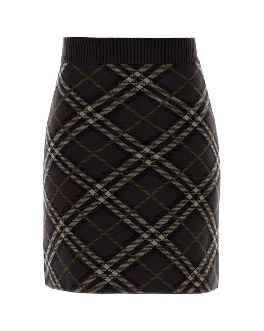 Burberry Black Skirts