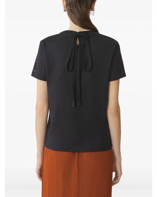Lanvin Black Cotton T-Shirt