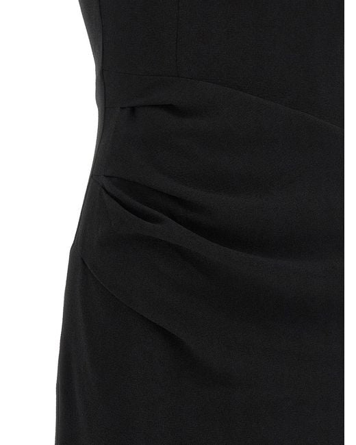 ROTATE BIRGER CHRISTENSEN Black Rotate Birger Christensen Puff Sleeve Dress