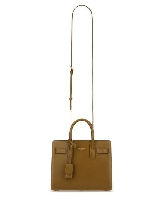 Saint Laurent Metallic "Sac De Jour" Bag