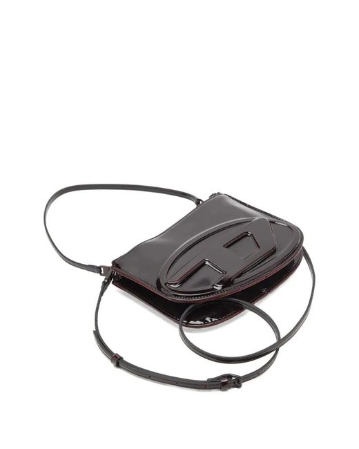 DIESEL Black "1Dr Twin" Shoulder Bag