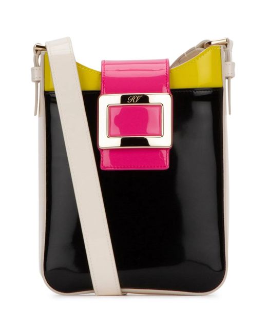 Roger Vivier Black Leather Crossbody Bag