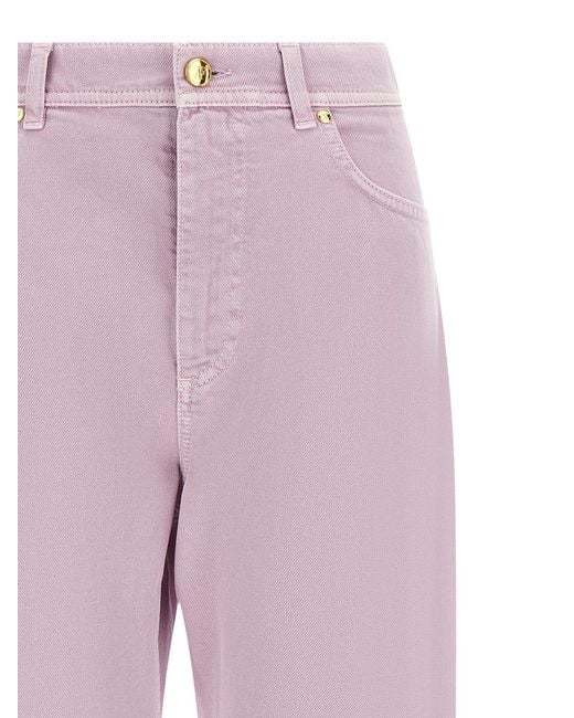 Alberta Ferretti Purple 'Elya Cut' Jeans