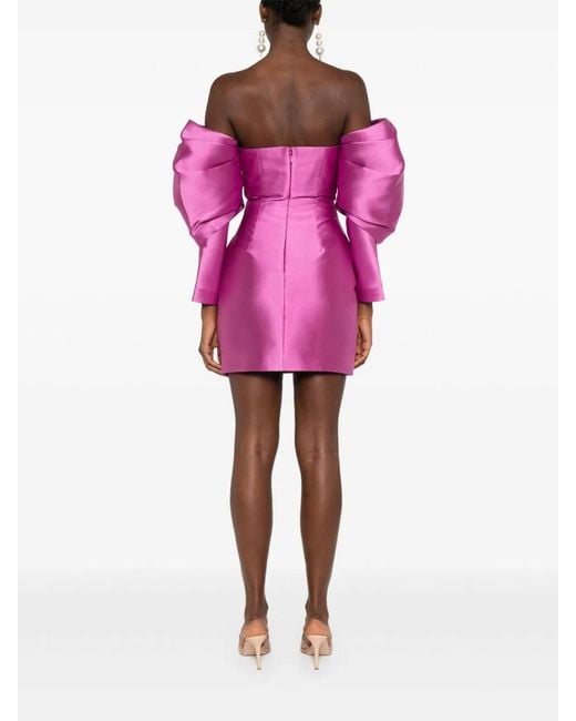 Solace London Pink Freja Mini Dress