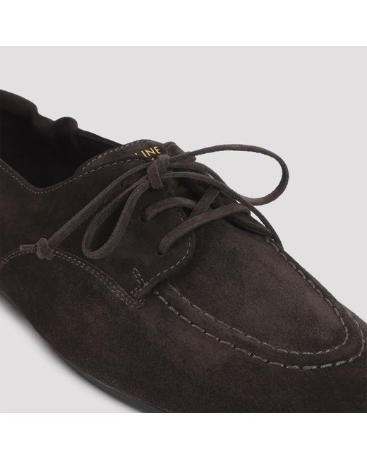 Céline Black Lace-Up Loafer for men