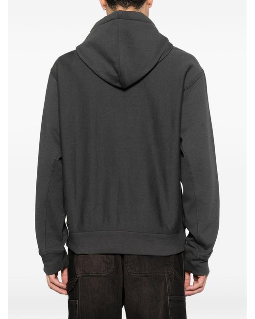 Carhartt Black Logo Cotton Hoodie for men