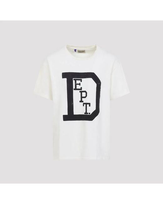 GALLERY DEPT. White University Graphic Tee for men
