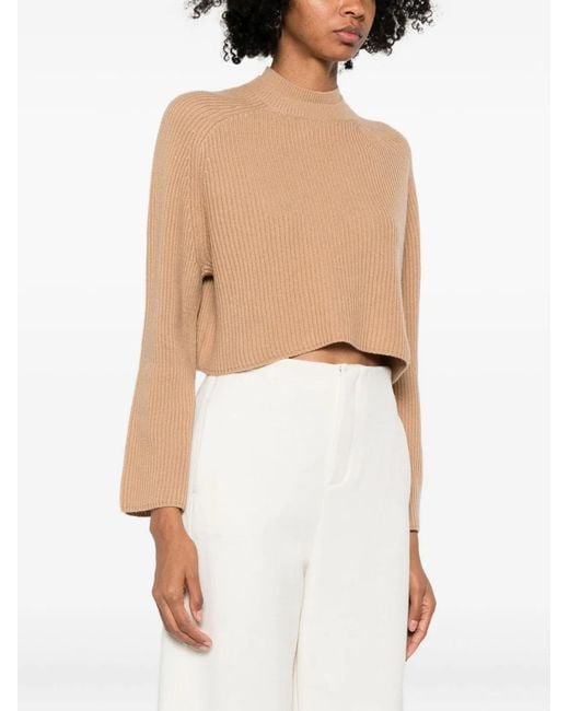 Max Mara Natural Crew Neck Sweater