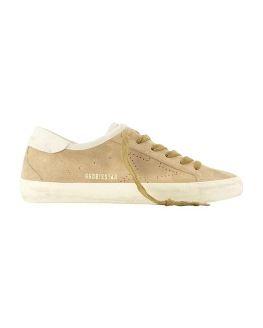 Golden Goose Deluxe Brand Natural Tabacco Cream Superstar Sneakers
