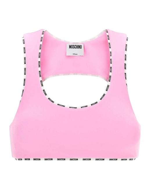 Moschino Pink Sporty Top