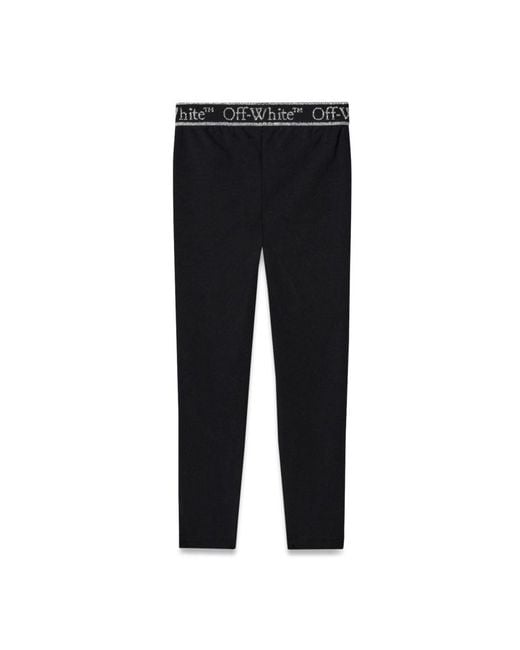 Off-White c/o Virgil Abloh Black Bookish Logo Band Legging
