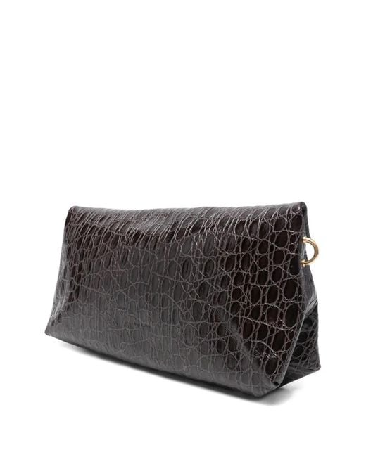 Dries Van Noten Gray "Env" Bag